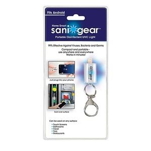 Portable Sanitizing UVC Light Keychain For iPhone